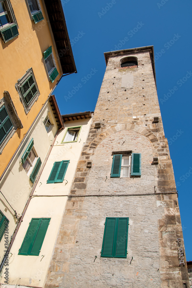 Middle Age tower in the heart of Pisa, close to the Normale Unviversity