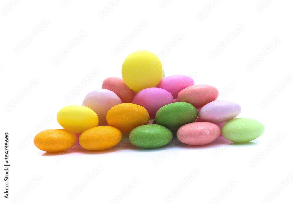 Colorful candy Isolated on white background Colorful candy Isolated on white background