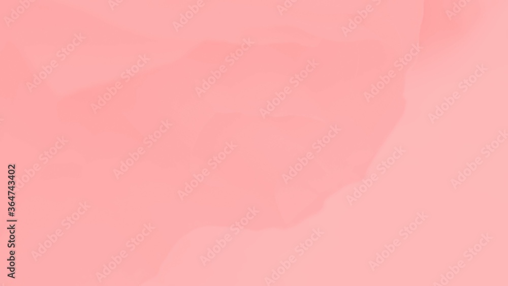 Delicate soft pink coral watercolor abstract smooth background, panorama