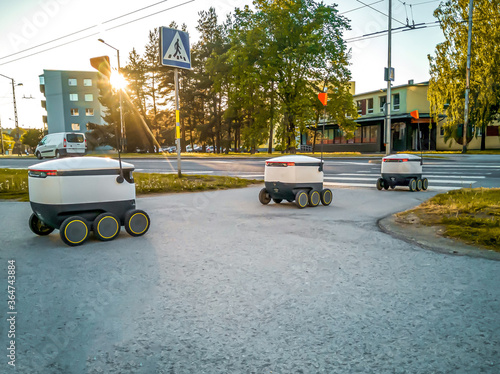 Estonian Delivery robots