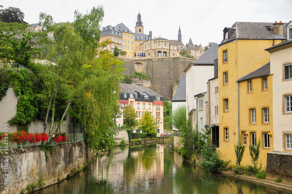 ルクセンブルグの街並み　Beautiful city landscape of Luxembourg