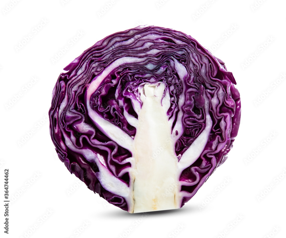 red cabbage isolated on white background red cabbage isolated on white background