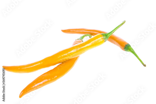 chilli isolated on white background