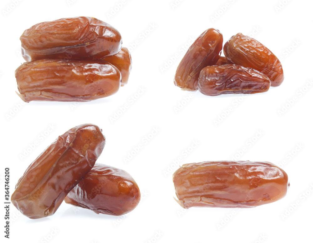 date plam isolated on white background (set mix collection) date plam isolated on white background (set mix collection)