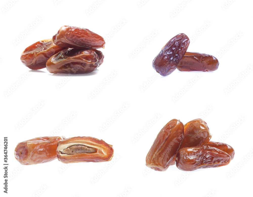 date plam isolated on white background (set mix collection) date plam isolated on white background (set mix collection)