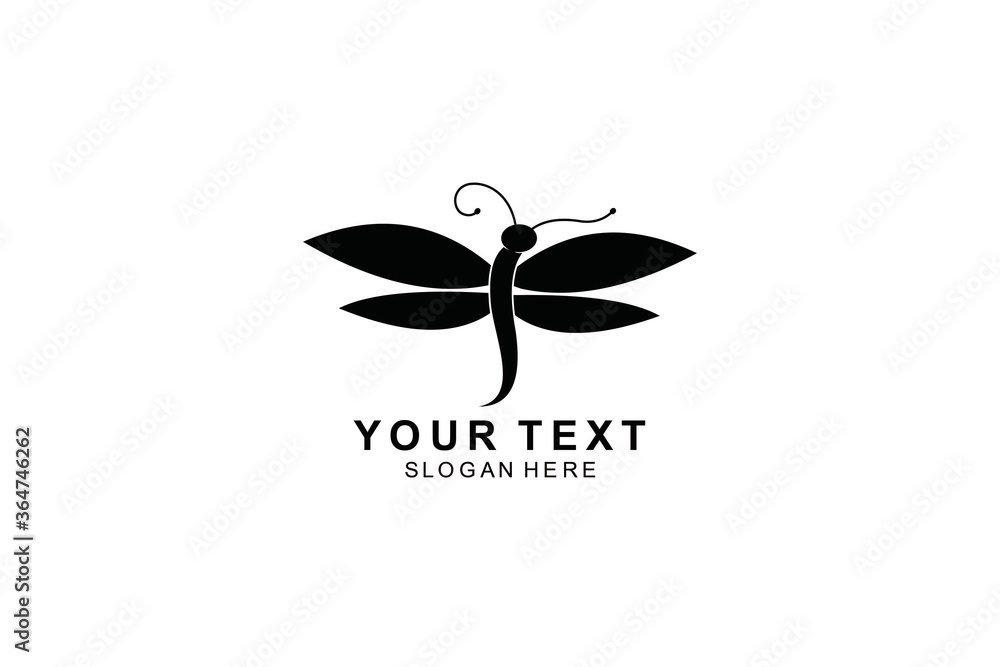 dragonfly Logo Symbol design inspiration