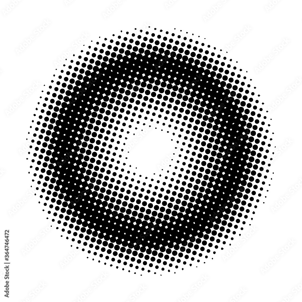 Abstract Circle Halftone pattern collection
