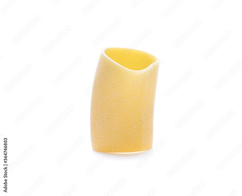dry Italian pasta isolated on white background dry Italian pasta isolated on white background