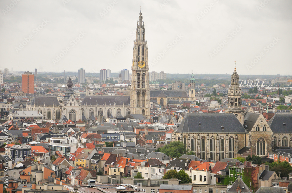 アントワープの街並み　Beautiful cityscape of Antwerp, Belgium
