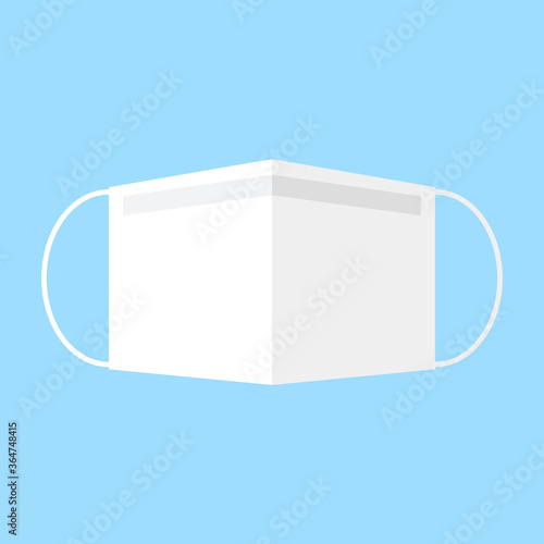 Surgical mask vector icon.Face mask vector icon.