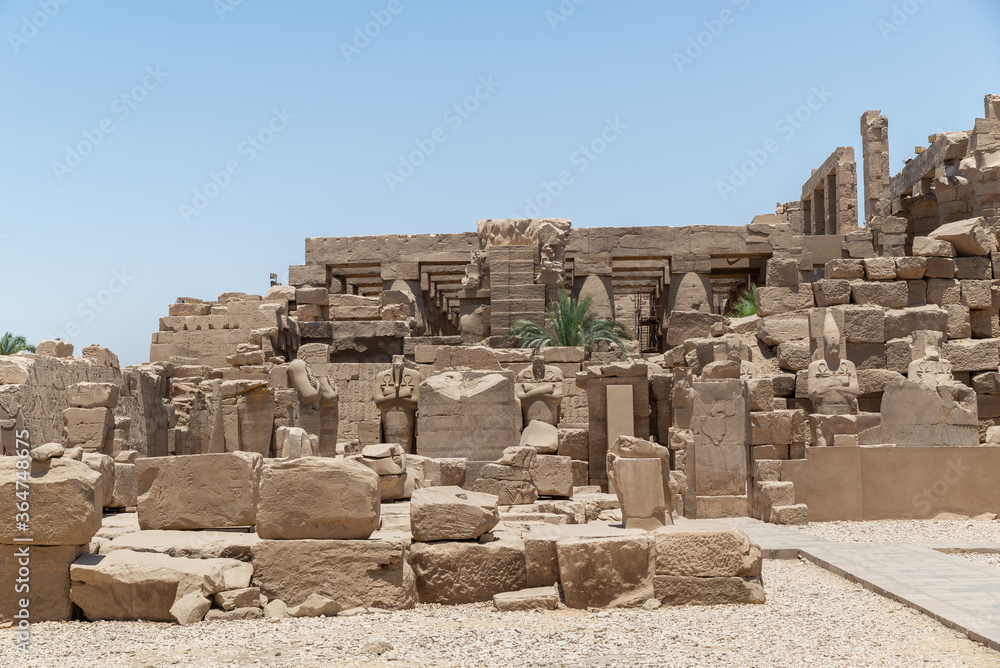 Ancient Karnak temple in Luxor, Egypt