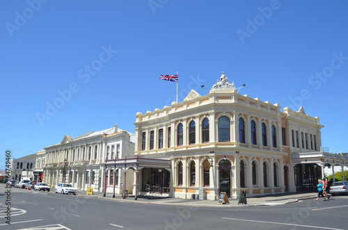 Oamaru is the largest town in the Waitaki District; most famous for its penguin colony and limestone architecture of the Victorian Precinct. photo