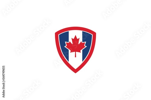 Free Download Maple shield canadian icon logo symbol design inspiration - GFXLoad