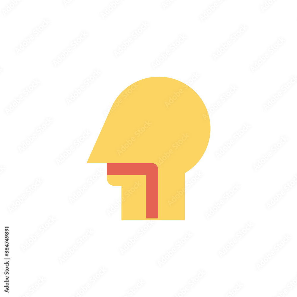 Esophagus vector icon symbol anatomy isolated on white background Esophagus vector icon symbol anatomy isolated on white background