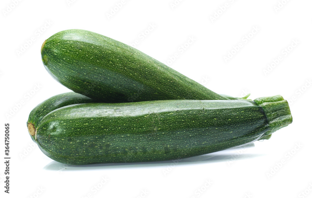 Fresh zucchini isolated on white (cucumber) Fresh zucchini isolated on white (cucumber)
