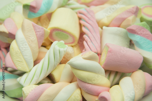 colorful marshmallows