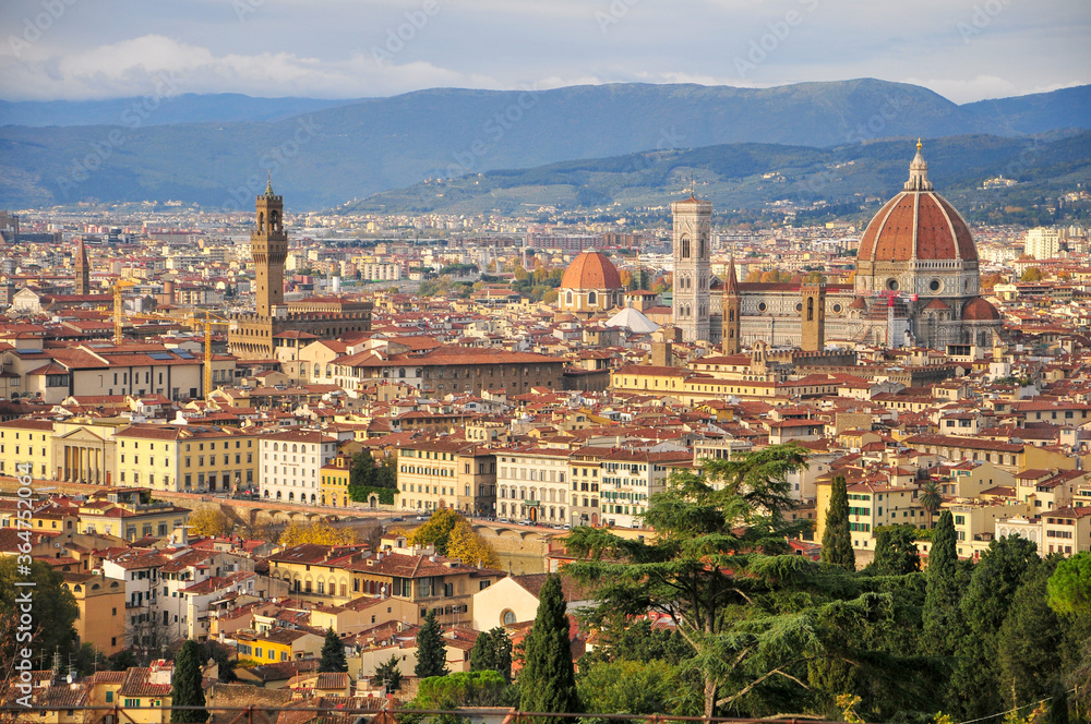 フィレンツェの美しい景色　Beautiful city view of Florence