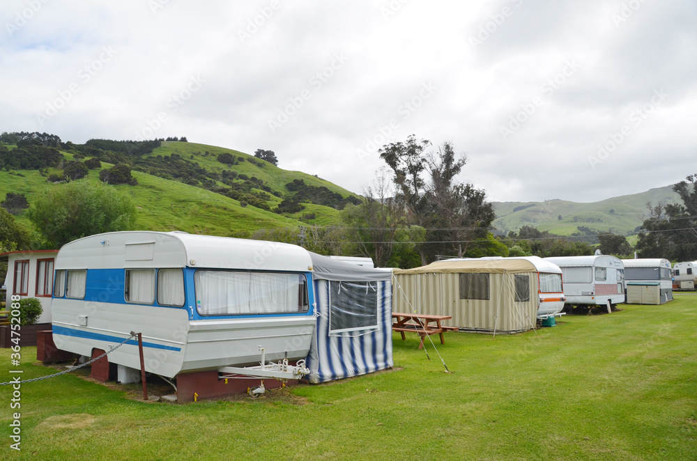 Cabin and campervan is a best way to travel and stay around New zealand.