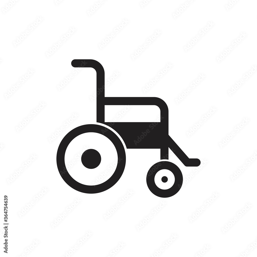 Target and arrow icon in flat style Target and arrow icon in flat style