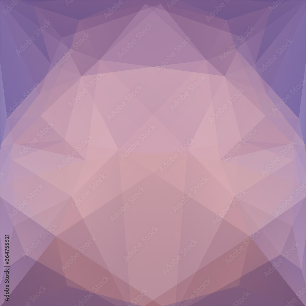 Obraz premium Background made of pastel pink triangles. Square composition with geometric shapes. Eps 10