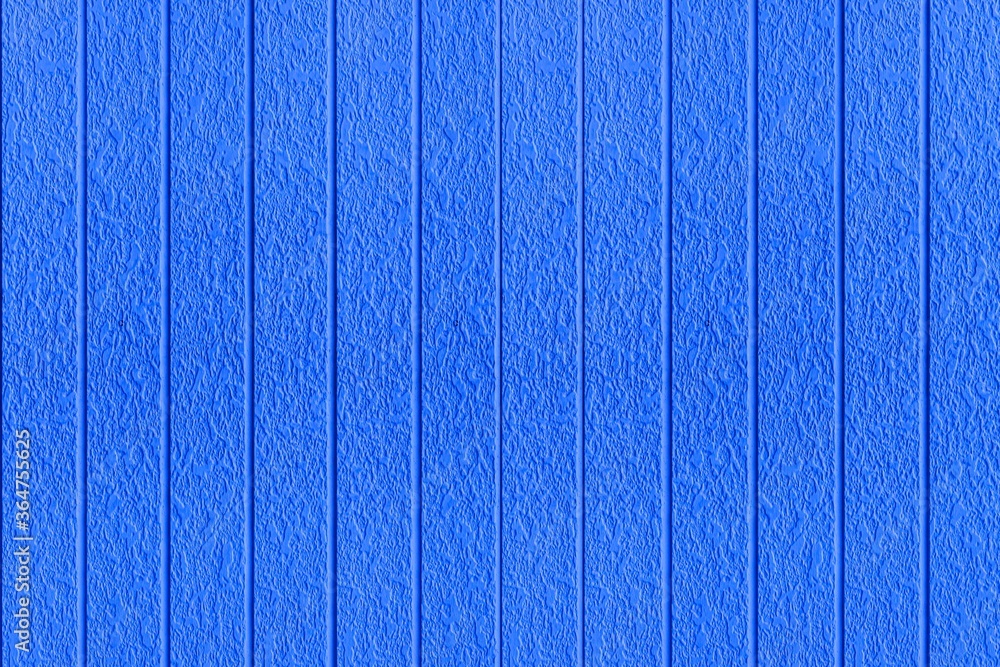 Fototapeta premium Blue galvanized iron fence panels texture and seamless background