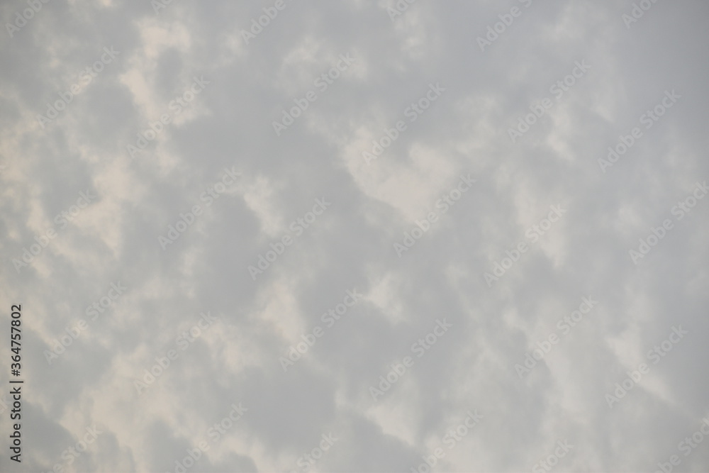 Beautiful blue sky with clouds in background
