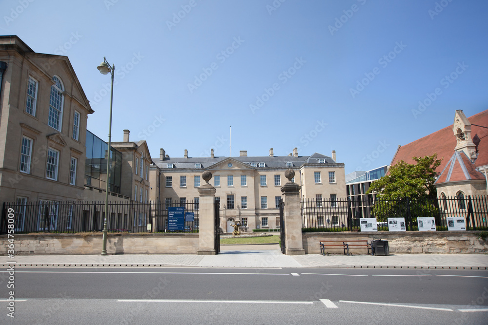 The Radcliffe Observatory Quarter, formerly The Radcliffe Infirmary, part of The University of Oxford in the UK