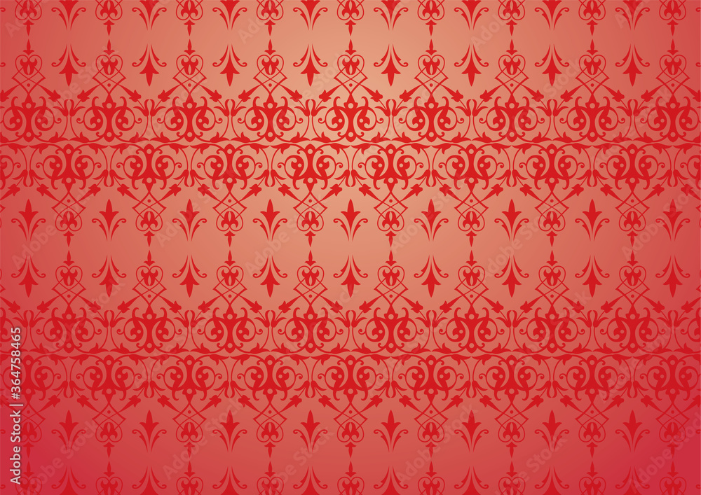 seamless pattern with floral elements seamless pattern with floral elements