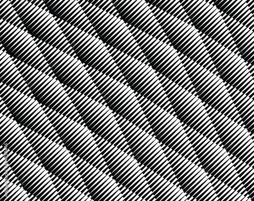  Abstract pattern. Texture with wavy, billowy lines. Optical art background. Wave design black and white. Digital image with a psychedelic stripes. Vector illustration