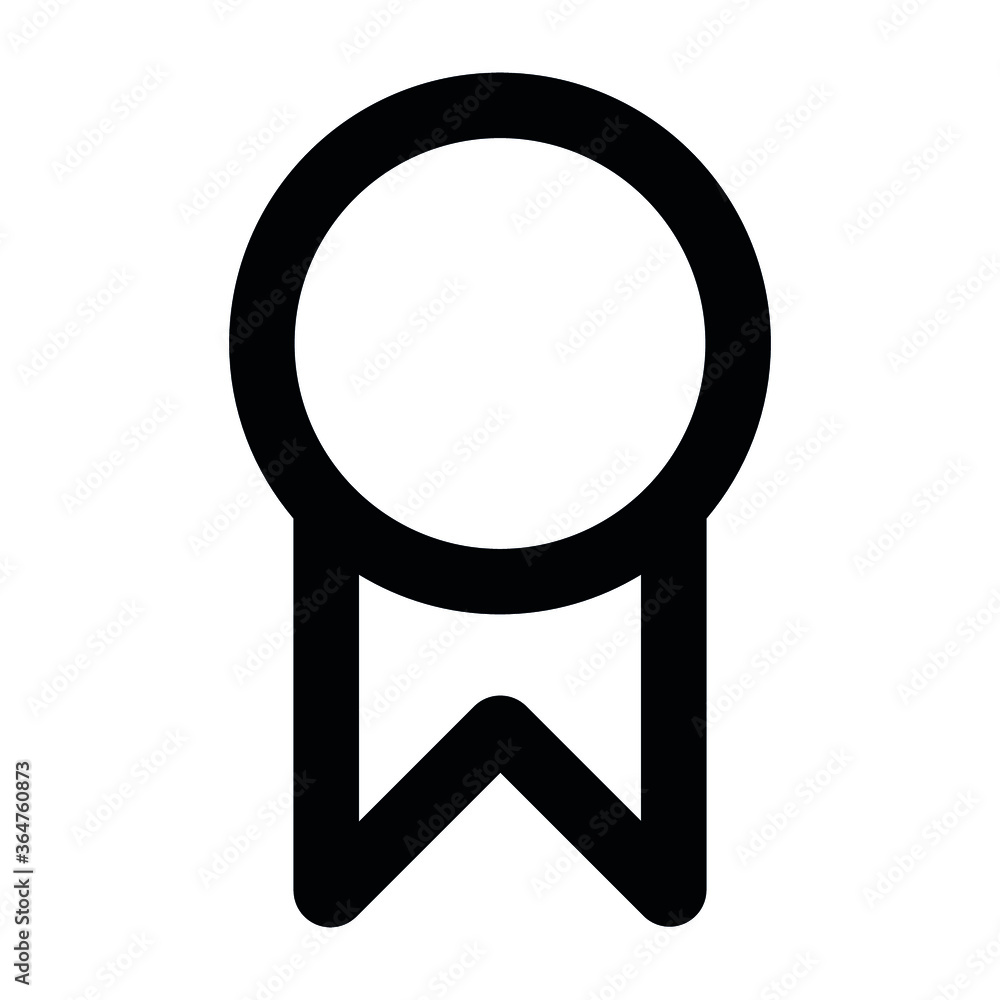award icon outline, stroke