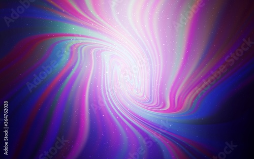 Light Purple vector texture with milky way stars. Modern abstract illustration with Big Dipper stars. Best design for your ad, poster, banner.
