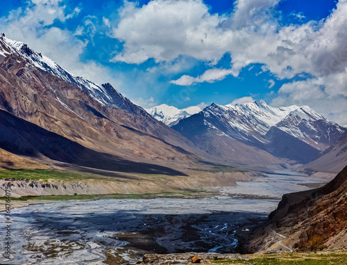 Spiti Valley in Himalayas mountains, Himachal Pradesh, India © Dmitry Rukhlenko