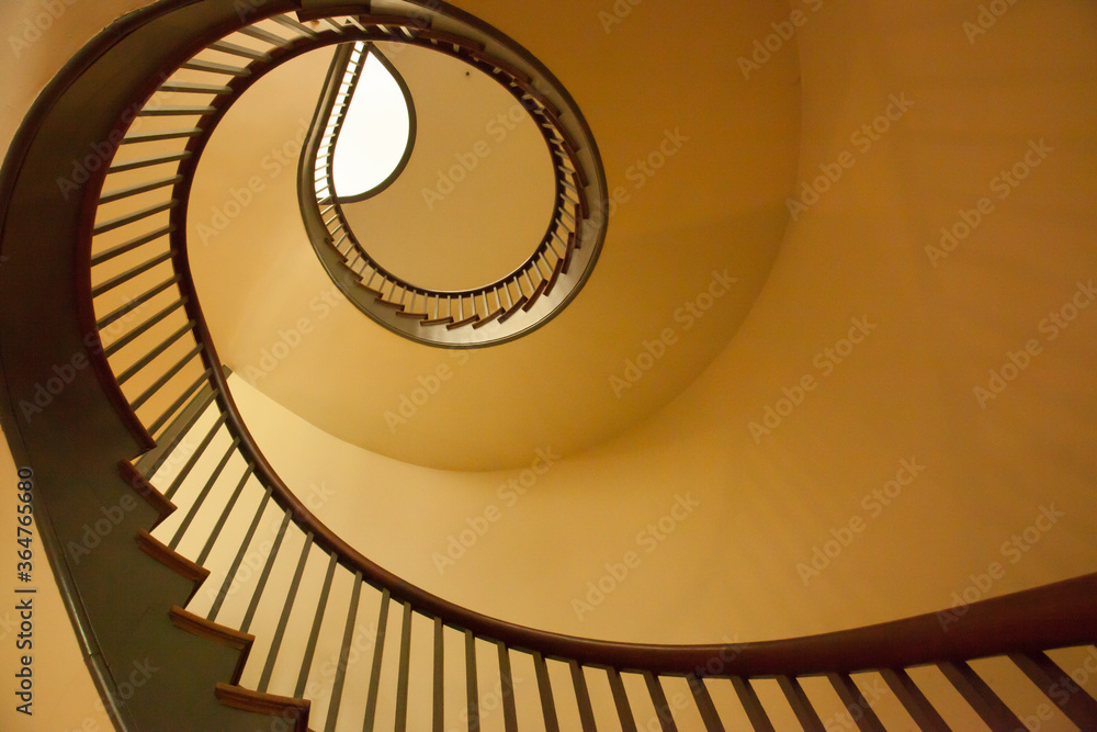 Fototapeta premium Spiral staircase