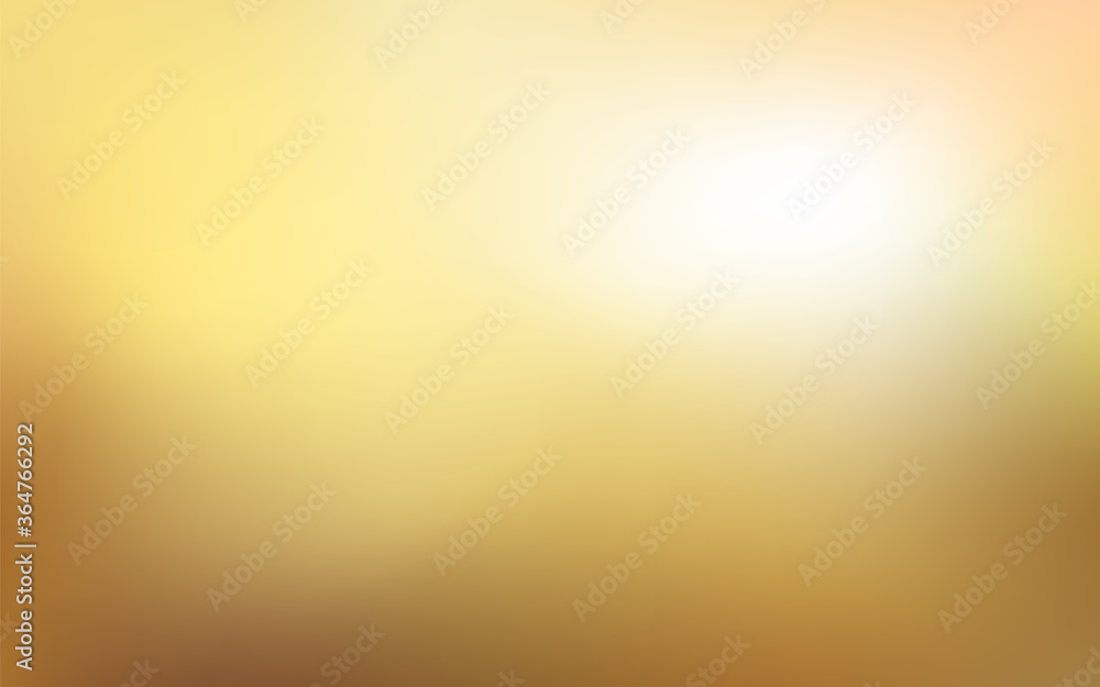 Abstract gold gradient background. Blurred golden backdrop. Vector illustration for your graphic design, banner, website, brochure