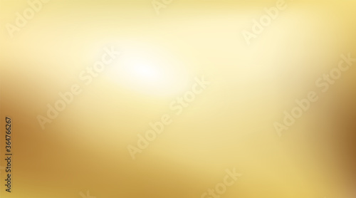 Abstract gold gradient background. Blurred golden backdrop. Vector illustration for your graphic design, banner, website, brochure