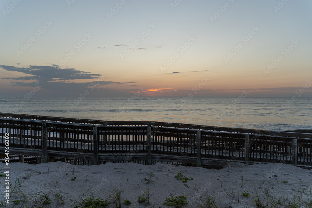 sunrise on the pier