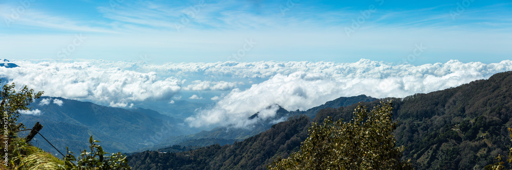 Panoramalandschaft in der Nähe von San Gerado de Rivas in Costa Rica