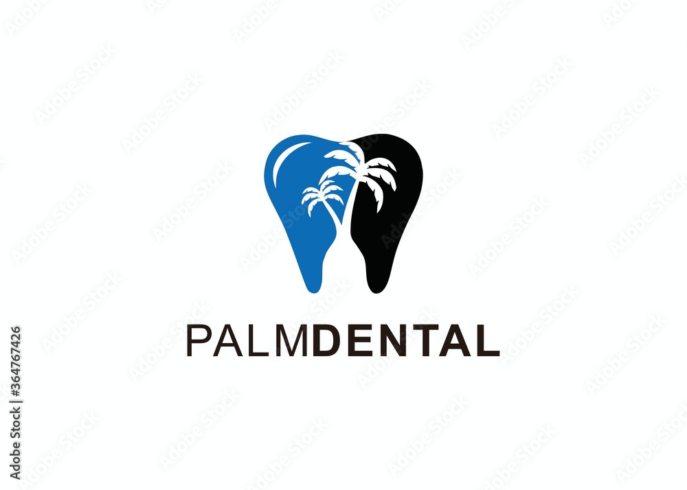 tree palm dental simple logo design inspiration tree palm dental simple logo design inspiration