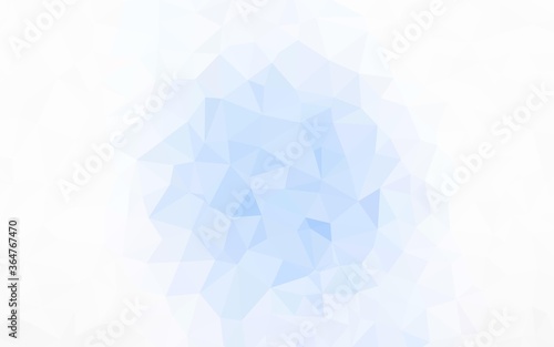 Light BLUE vector polygon abstract background. Elegant bright polygonal illustration with gradient. Brand new design for your business.
