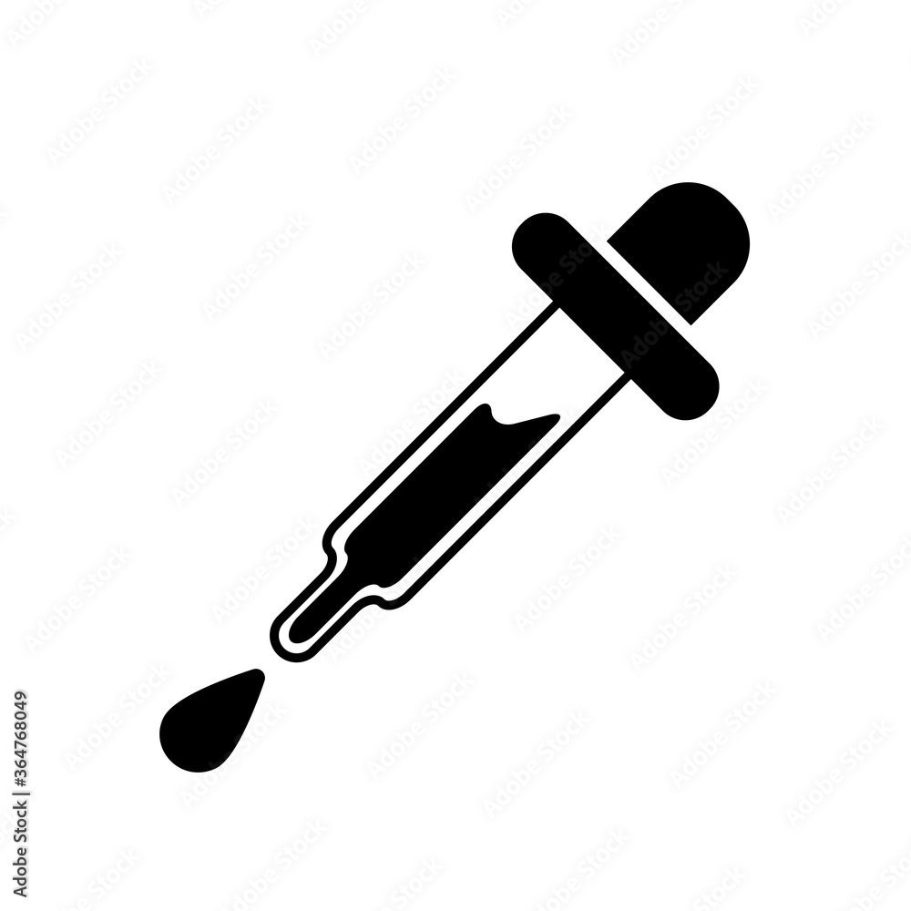 Dropper Icon Vector Illustration Trendy Flat Design Dropper Icon Vector Illustration Trendy Flat Design
