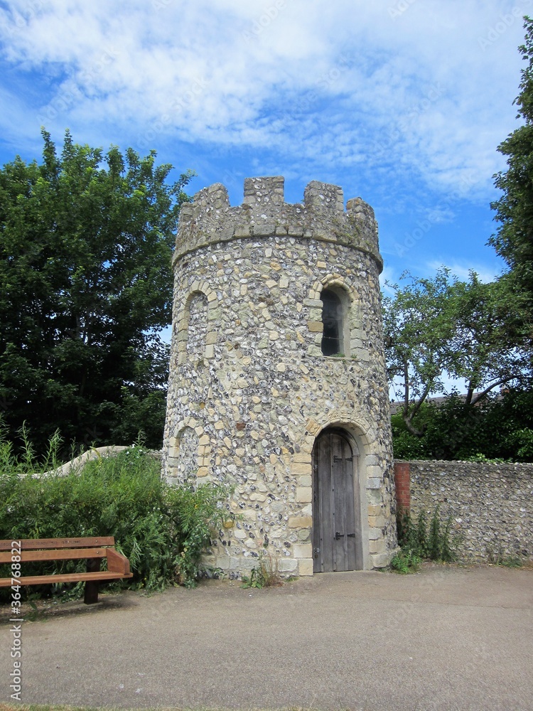 English medieval tower