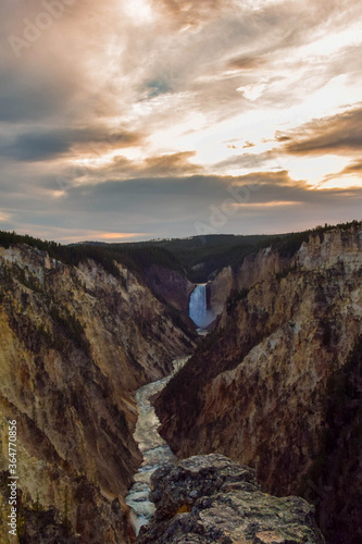 View on Grand Canyon of Yellowstone