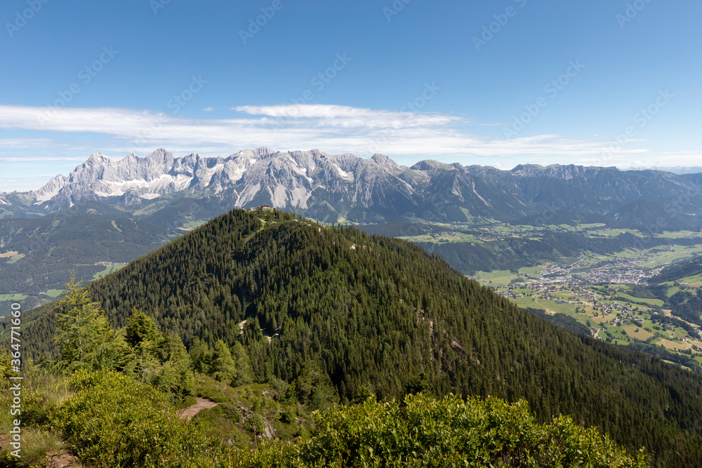 Das Dachsteinmassiv in der Steiermark, Österreich, Europa