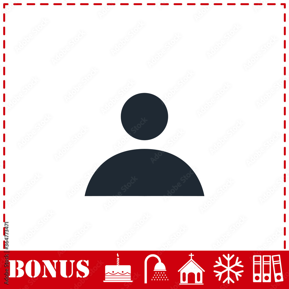 Human icon flat Human icon flat