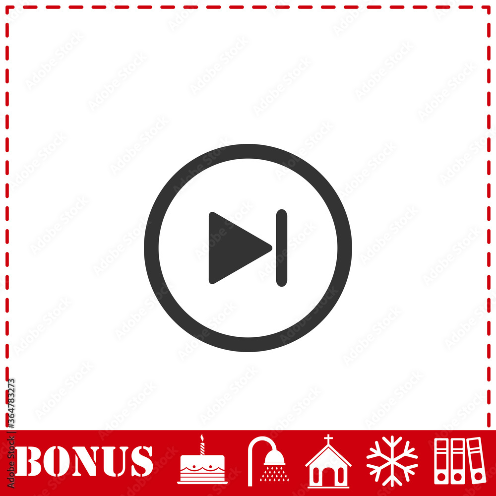 Next track icon flat Next track icon flat