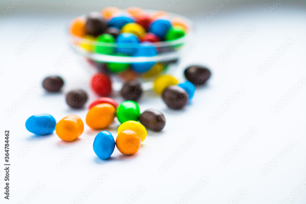 colorful chocolate candies