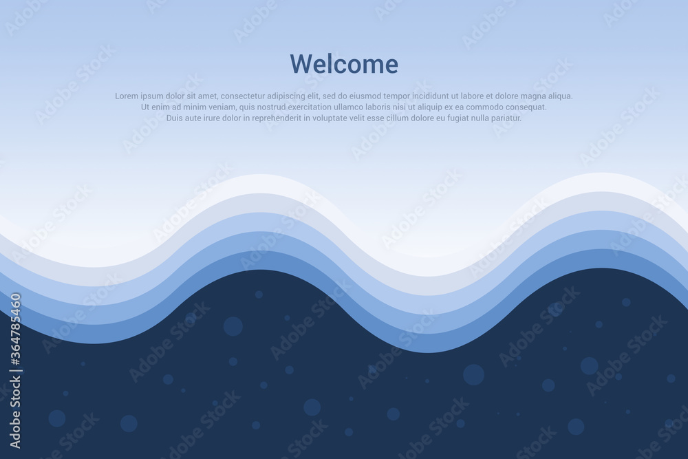 Abstract minimal wavy cover background Abstract minimal wavy cover background