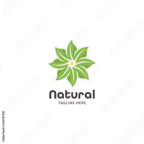 Simple and Modern Flower Logo Template