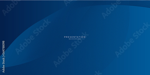 Wave curve dark blue abstract presentation background texture. 3D illustration, 3D rendering