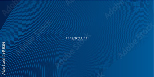 Wave curve dark blue abstract presentation background texture. 3D illustration, 3D rendering